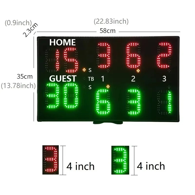 Portle Xcm Digital Pl Court Sc - Scoreboard Digital ulasan dan harga