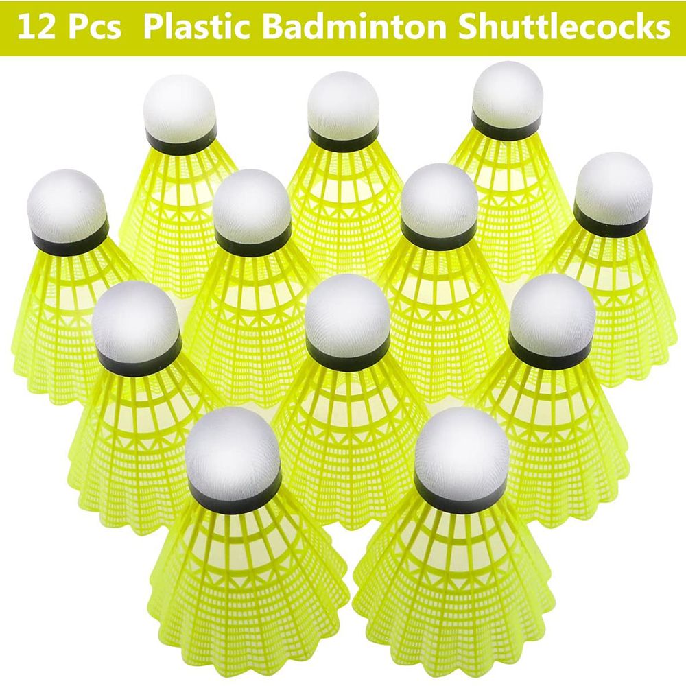 3/6/12Pcs Indoor Sports Stable - Feather Shuttlecock ulasan dan harga