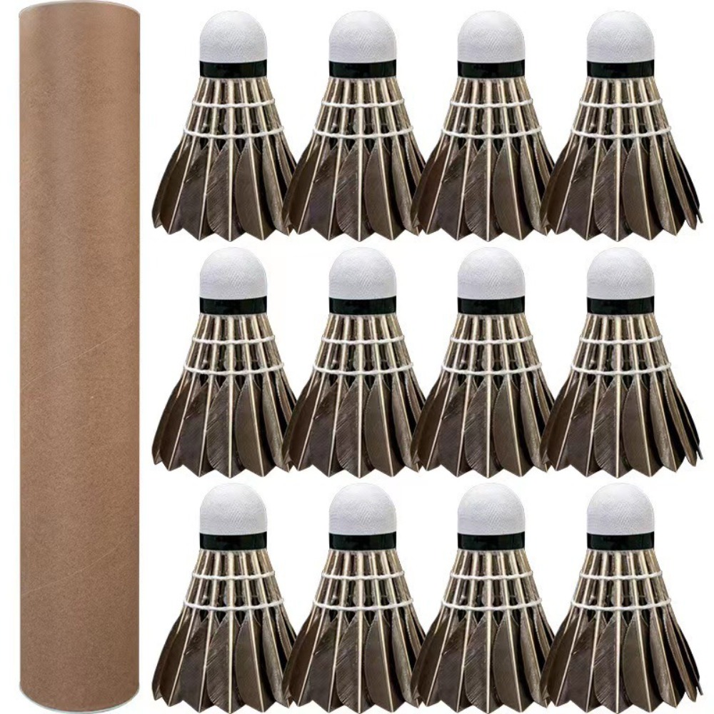 3/6/12Pcs Household Sport Trai - Feather Shuttlecock ulasan dan harga
