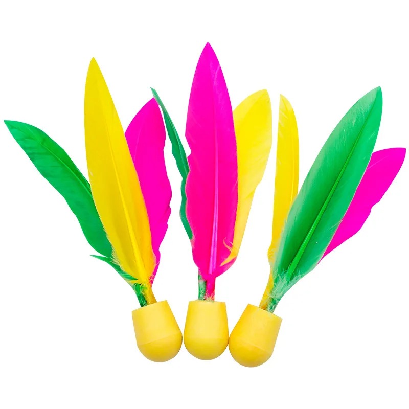 10Pcs Outdoor Badminton Balls  - Feather Shuttlecock ulasan dan harga
