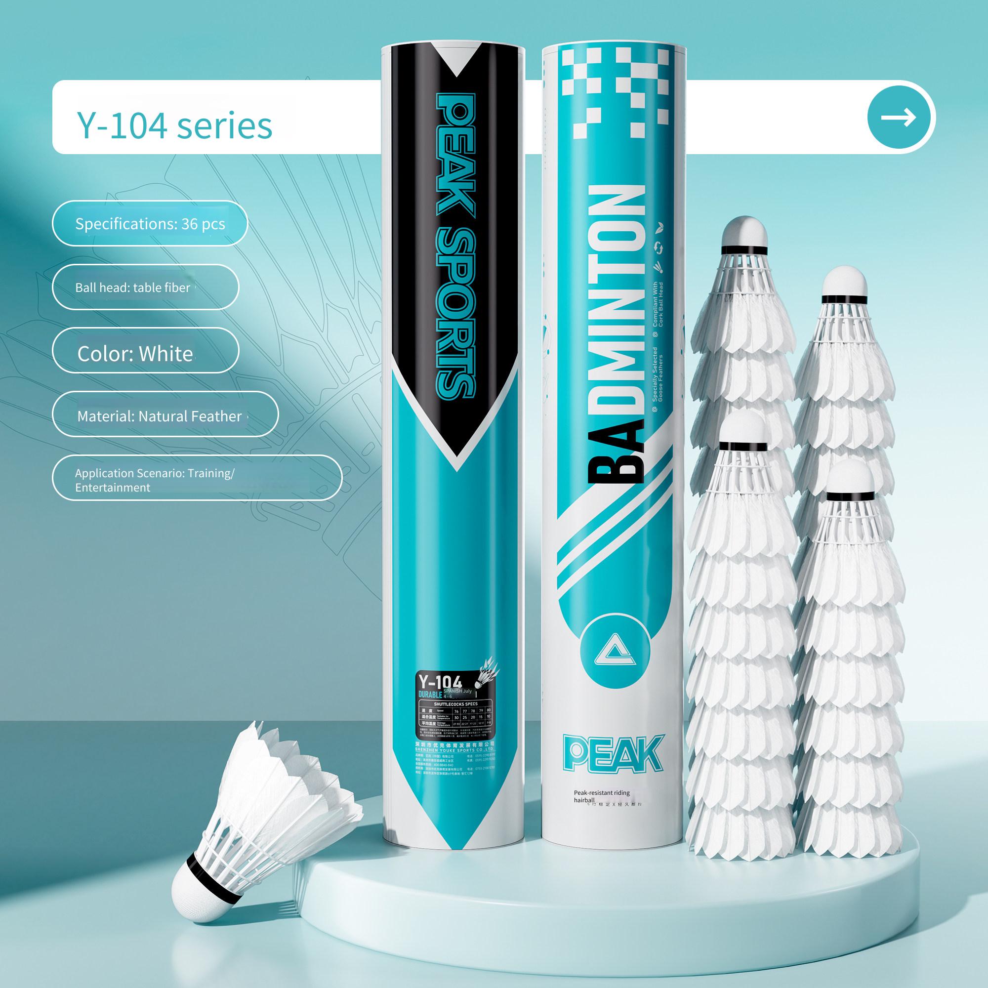 PEAK Goose Feather Badminton O - Feather Shuttlecock ulasan dan harga