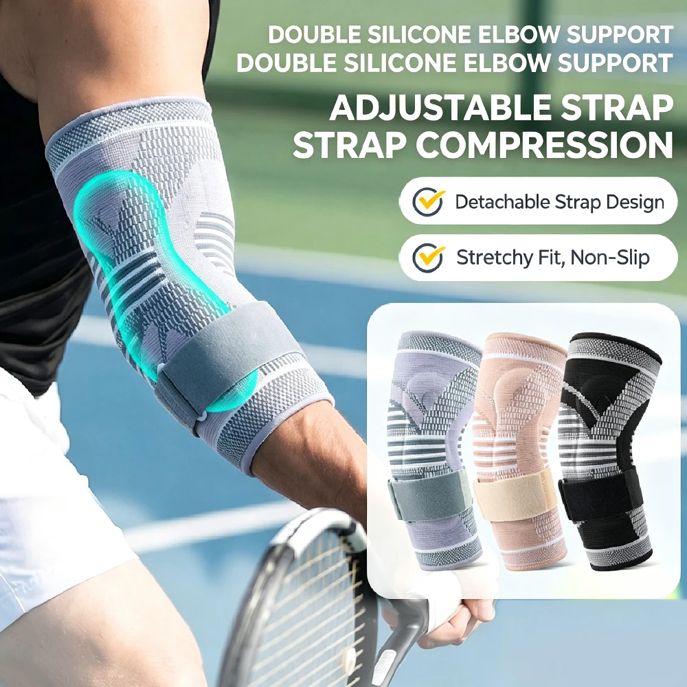 Elbow Compression Sleeve for M - Badminton Materi ulasan dan harga