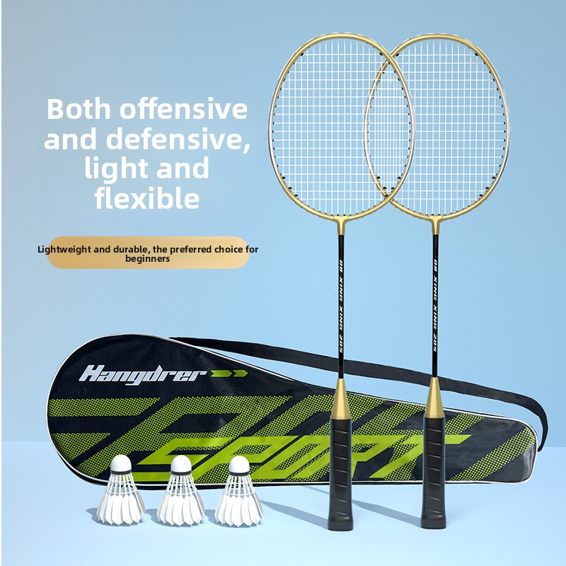 Badminton Racket Set Iron Allo - Badminton Racket Carbon ulasan dan harga