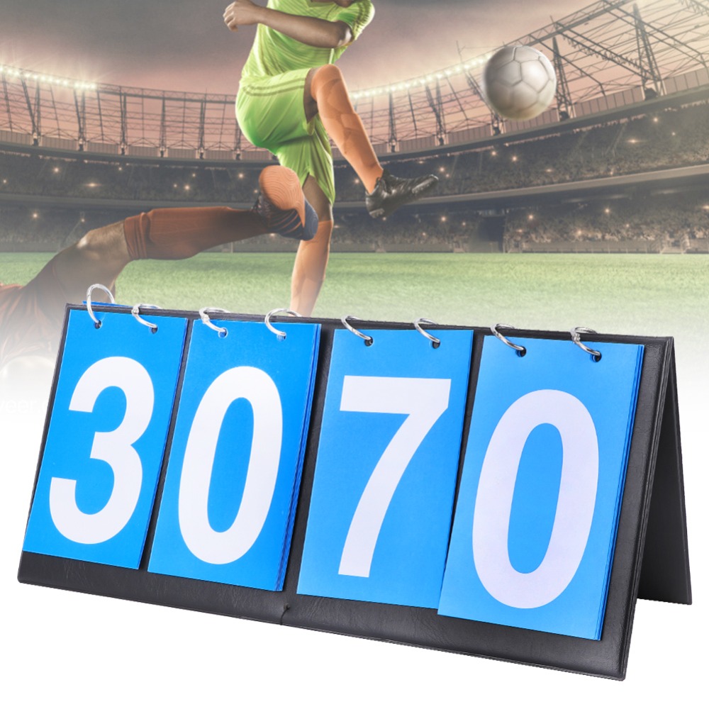 Portable Blue 4‑Digit Scoreboa - Scoreboard Digital ulasan dan harga