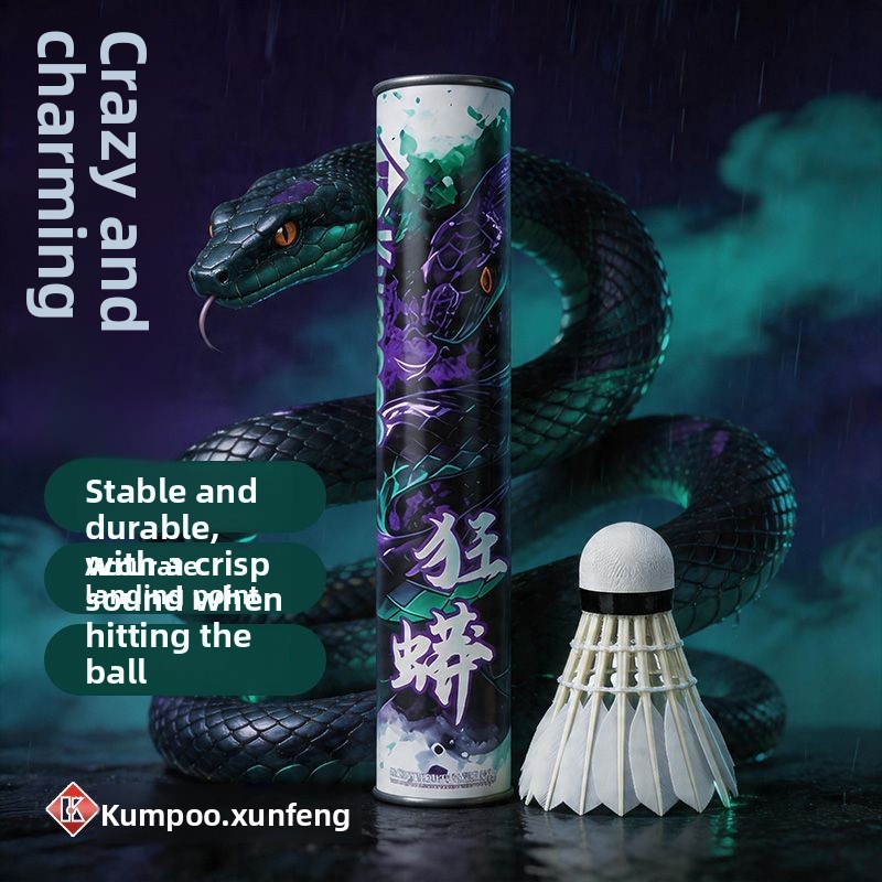 Kumpoo Kuangmang Badminton Shu - Feather Shuttlecock ulasan dan harga