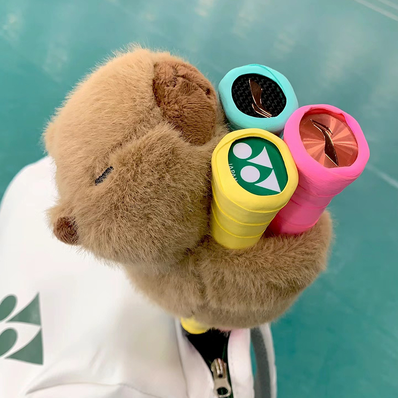 Cute Capybara Badminton Racket - Badminton Grip ulasan dan harga